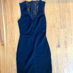 NWOT Zara Black Lace Mini Dress